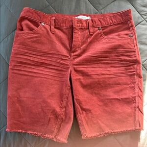 Carve Designs Red Jean Shorts Casual Style
